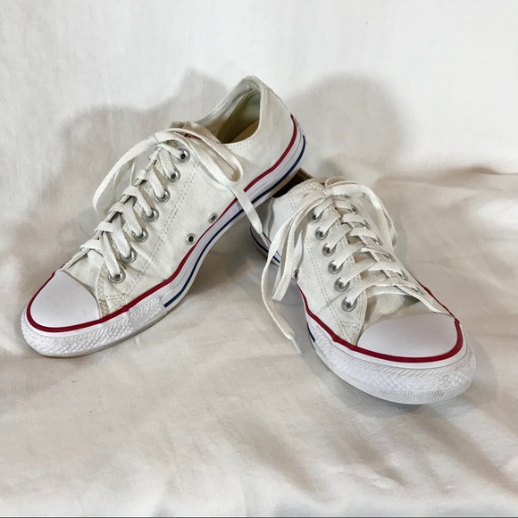 Converse Other - Converse All Star White Low Tops Unisex M9 W11